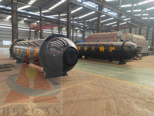 許昌天源熱能股份有限公司2×35噸、5.29Mpa生物質(zhì)循環(huán)流化床鍋爐生產(chǎn)完畢